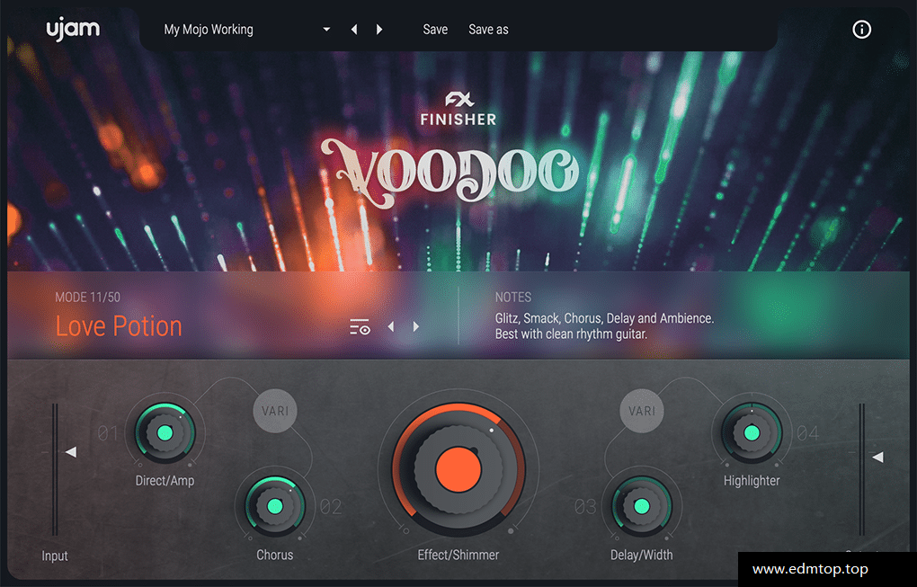 【VST插件】UJAM Finisher VOODOO合成器