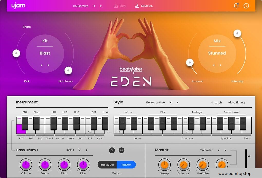 【VST插件】UJAM Beatmaker伊甸园