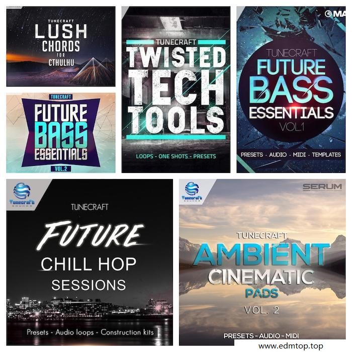 【EDM多风格采样包合集】Tunecraft Sounds系列袋装包