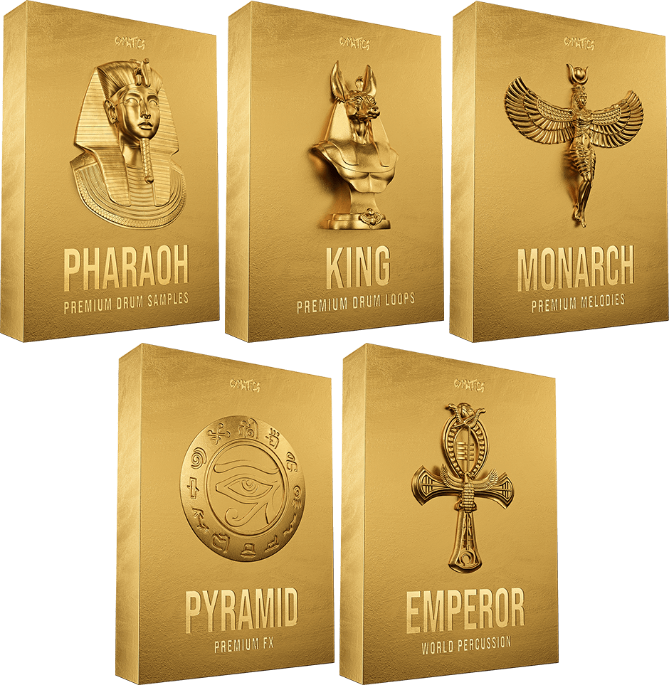 【全网首发Trap风格采样包】Cymatics – PHARAOH高级鼓样品2020