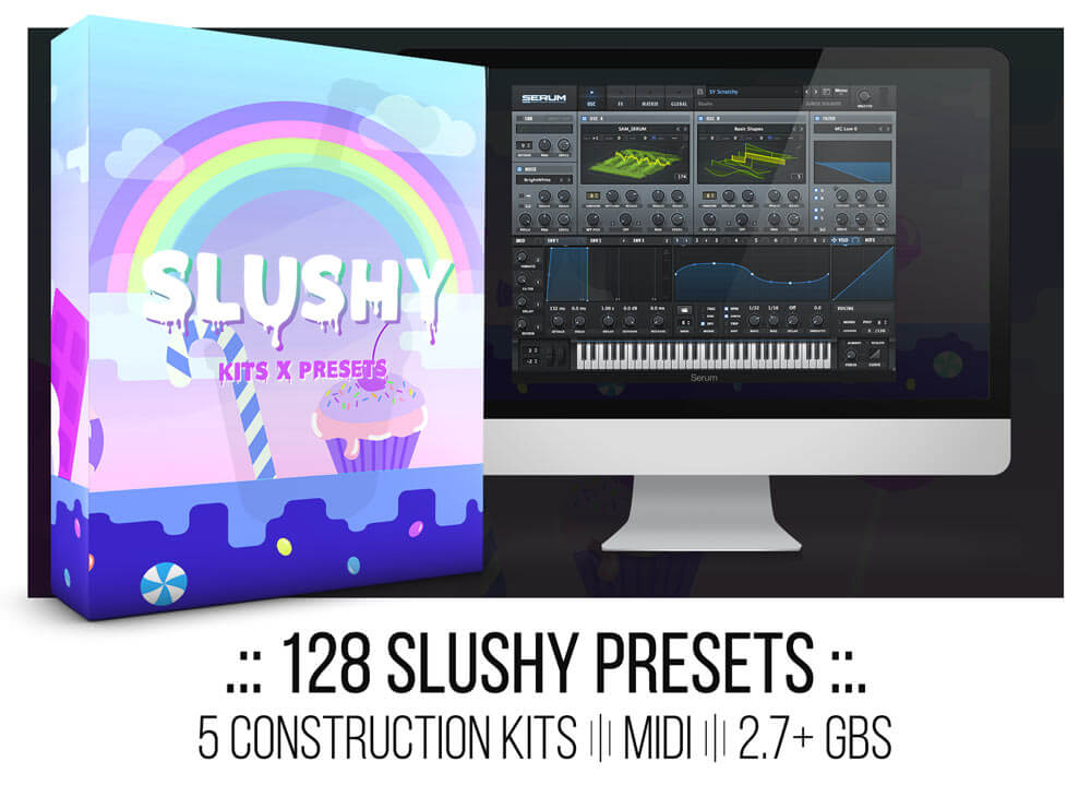 【制作人棉花糖/Future Bass风格全套采样套件+预置】Surge Sounds – Slushy