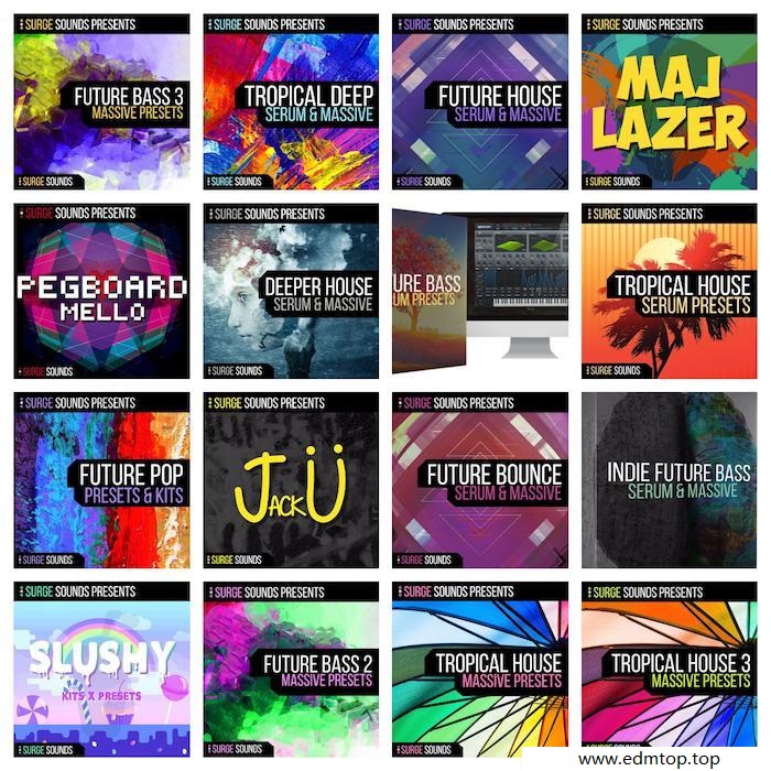 【 Future Bass/ Future House/ Future Pop风格采样包合集2020】Surge Sounds合集