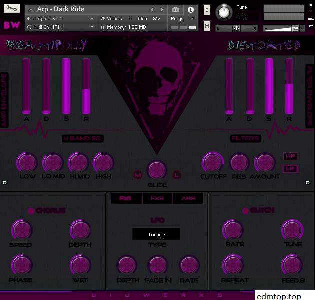 【R&B/Trap多风格KONTAKT扩展】BigWerks – Beautifully Distorted