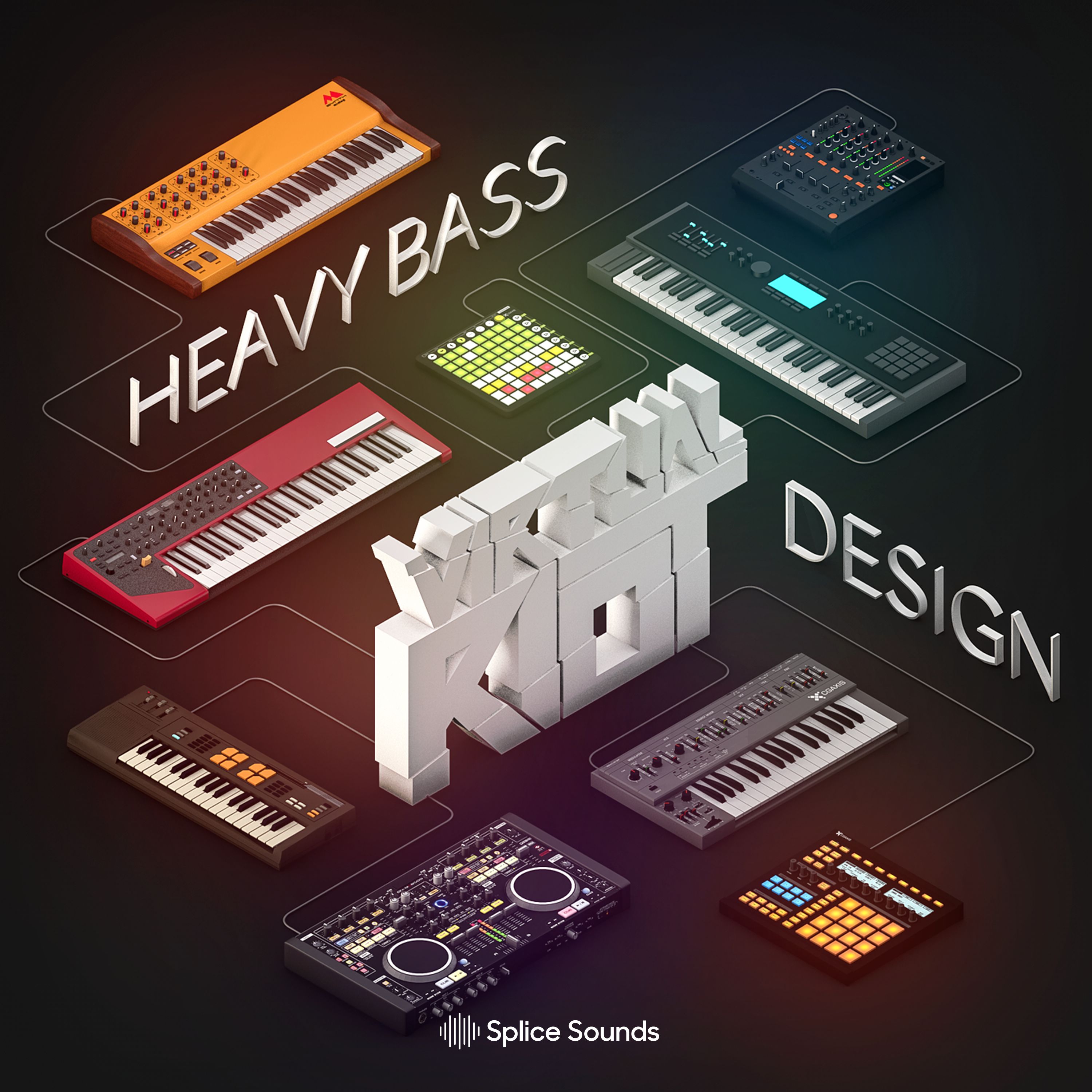 【Dubstep/Bass/Skrillex风格采样包】Splice Sounds – Virtual Riot Heavy Bass Design