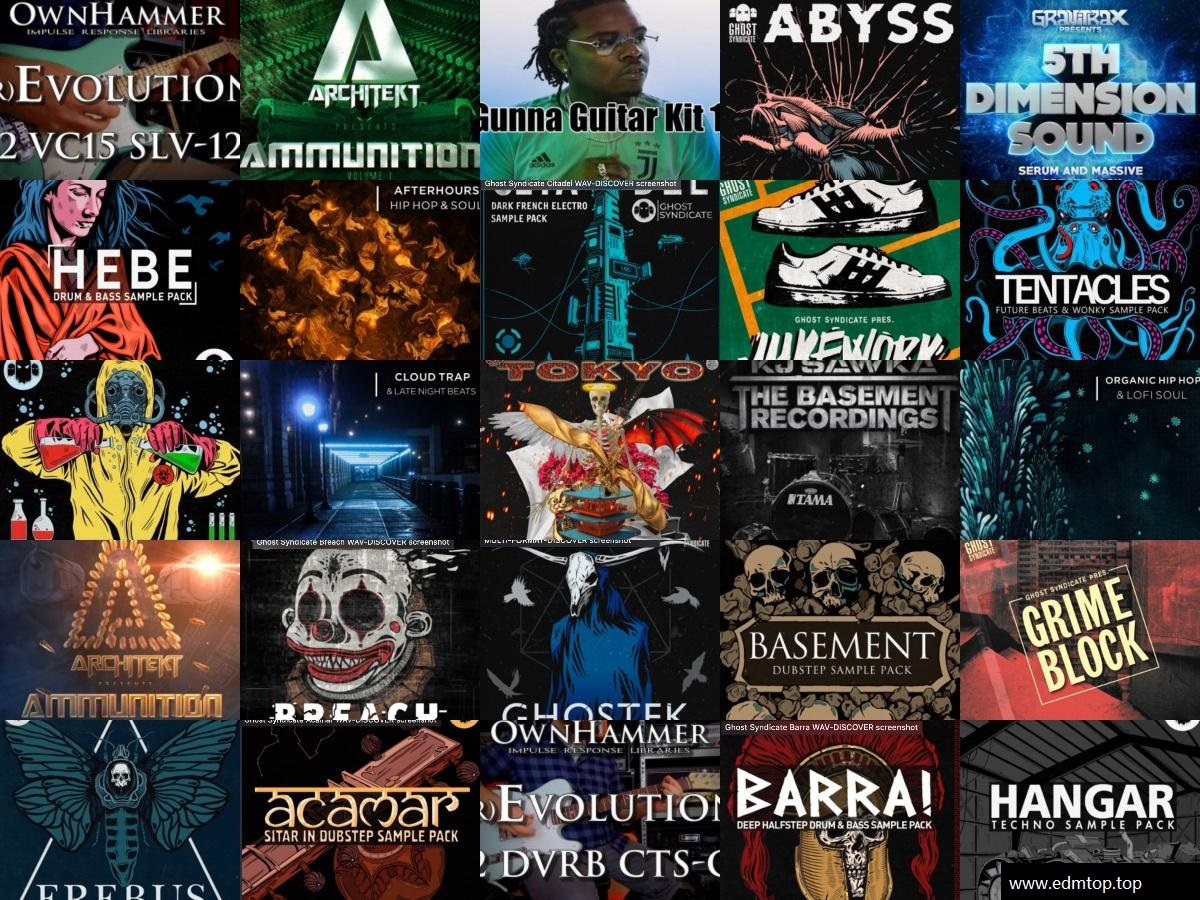 【EDM多风格采样包合集2020】采样包袋装 (NOV 2020) Vol 15