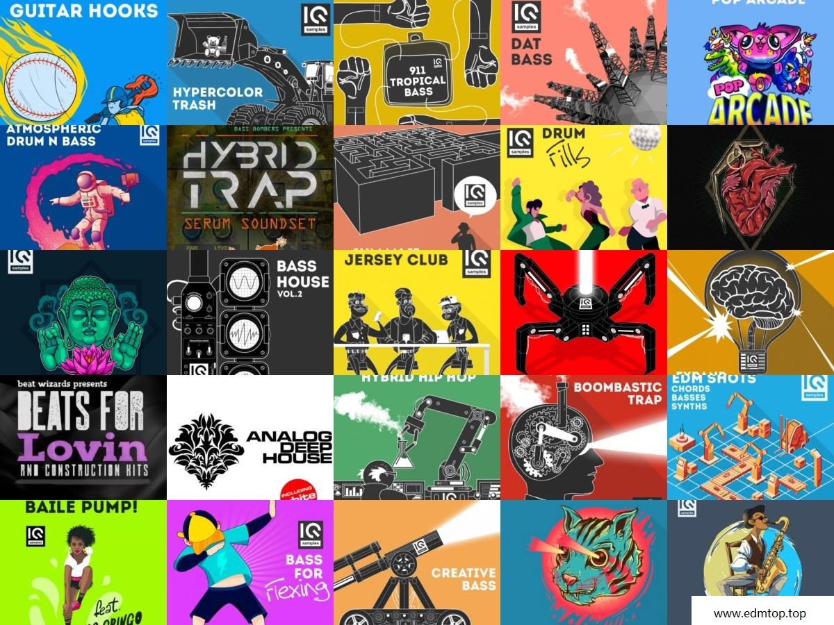 【IQ厂牌EDM多风格采样包合集2020.11.9】IQ Samples Bundle Collection 2020