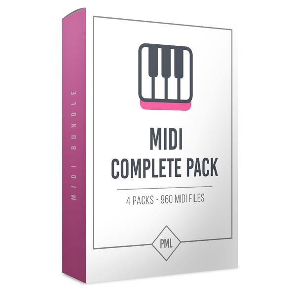【Future Bass风格Midi文件包】Production Music Live – MIDI COMPLETE PACK (950+MIDI文件)