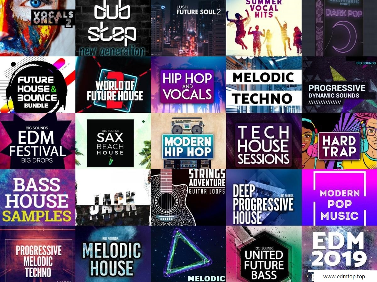 【EDM多风格采样包合集2020】采样包袋装 Vol 25