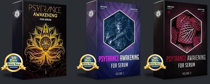 【PSY风格血清预置套装】Ghosthack Sounds – Psytrance Awakening For Serum Vol.1-3