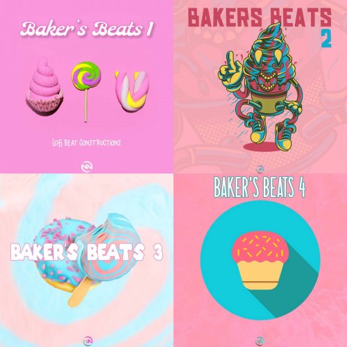 【Lo-Fi/Trap风格采样包套装2020】TheDrumBank Bakers Beats Vol.1-4 【Lo-Fi/Trap风格采样包套装2020】TheDrumBank Bakers Beats Vol.1-4