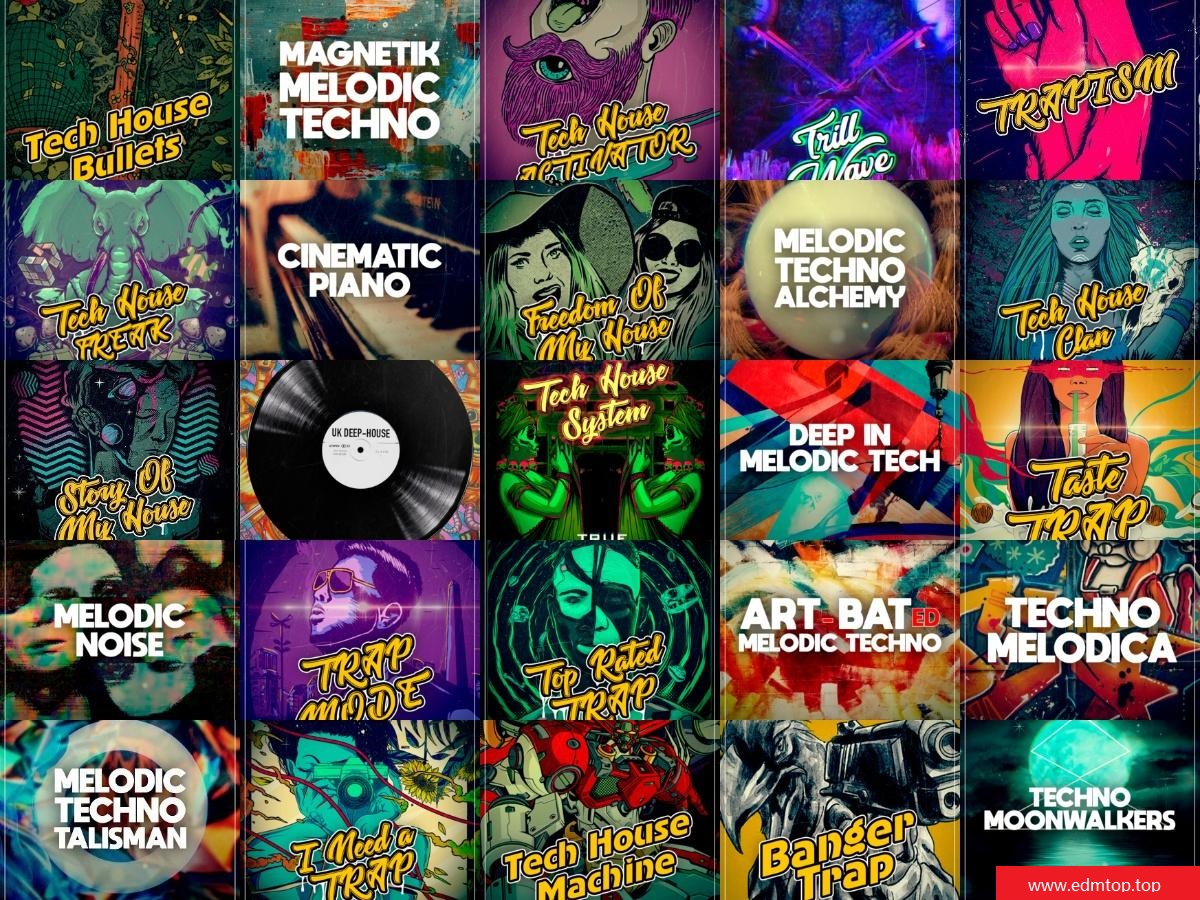 【True Samples厂牌Tech House多风格采样包合集2020】True Samples Collection 2020