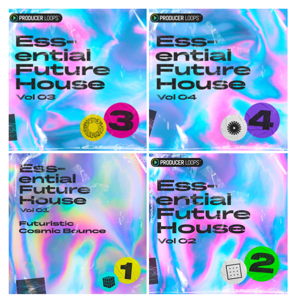 【Future House风格采样包】Producer Loops – Essential Future House Volume 1-4