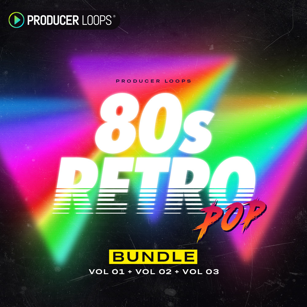 【复古/现代合成波风格采样包套装】Producer Loops – 80s Retro Pop Bundle（1-3卷）