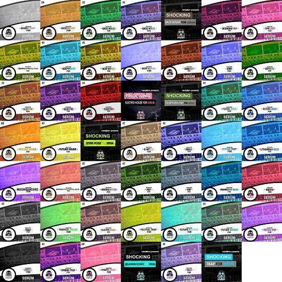 【EDM多风格血清预设套装合集2020】Vandalism Shocking Sounds For Serum Collection