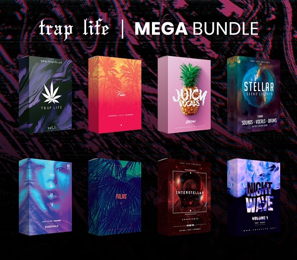 【Trap/Hip-Hop说唱风格采样套装】TRAP LIFE Mega Bundle Sample Packs