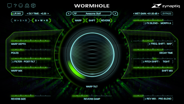 【氛围/FX/电影制作音效合成器】Zynaptiq WORMHOLE