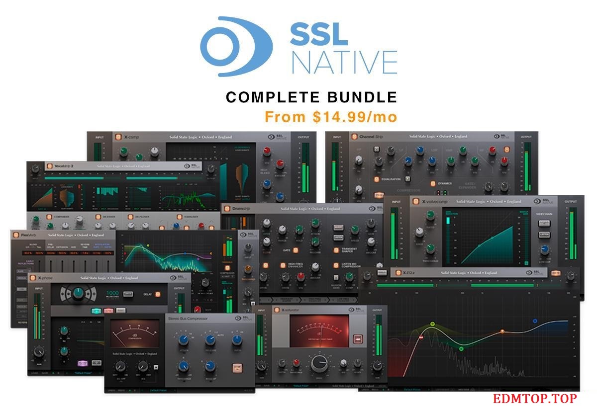 【音乐制作后期混音插件合集】Solid State Logic SSL Native Plugins v6.5.30