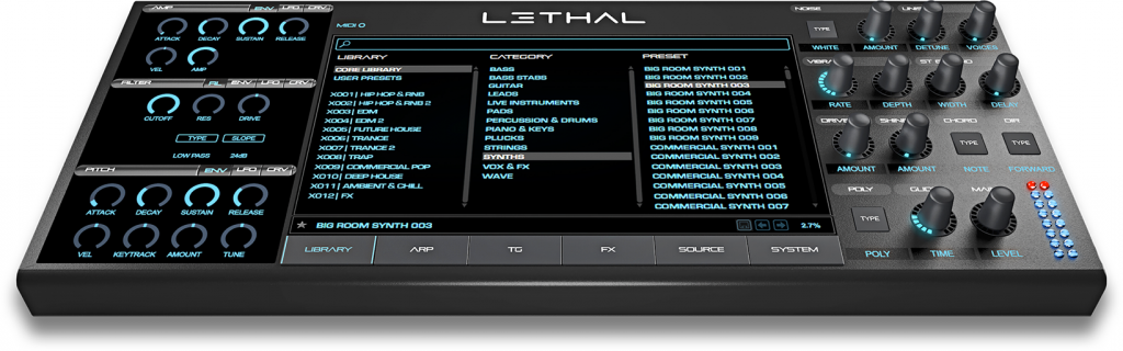 【EDM多风格制作合成器+全套音源扩展】Lethal Audio – Lethal v1.0.20 [WIN]
