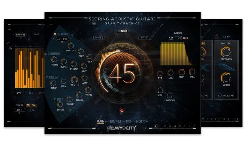 【电影吉他KONTAKT乐器】Heavyocity Scoring Acoustic Guitars KONTAKT