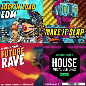 【EDM&House多风格采样包合集2021】Hy2rogen Sample collection EDM 2021