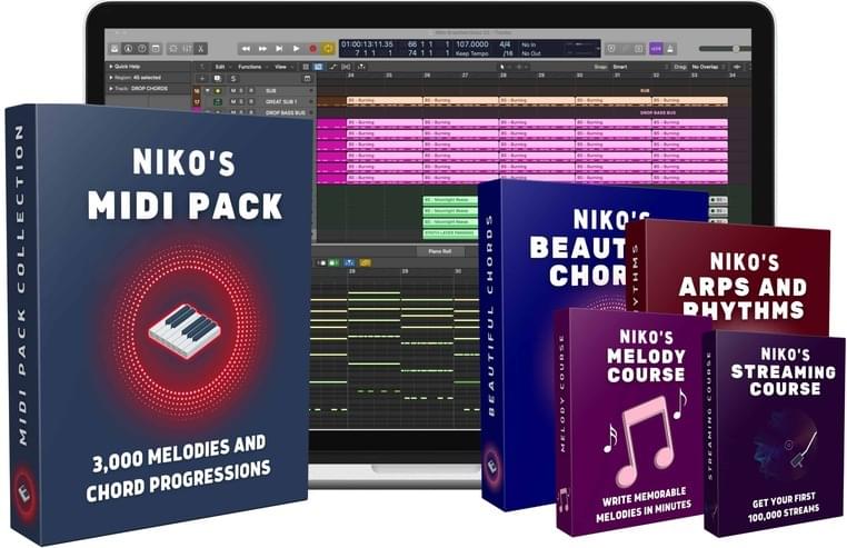 【EDM多风格MIDI旋律套件包】Niko’s Ultimate MIDI Pack