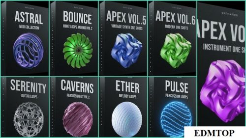 【EDM多风格Cymatics采样包合集2021】Cymatics Latest Released Sample ＋MiDi