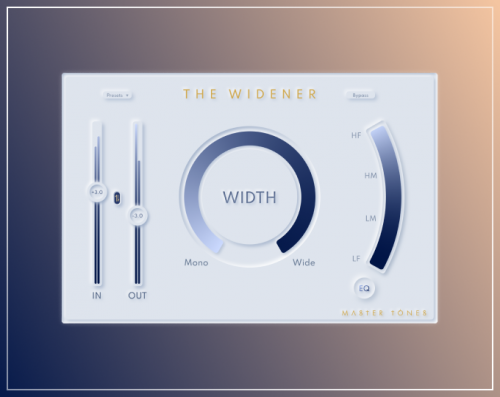 【声音均衡效果插件】Master Tones The Widener v1.0.0