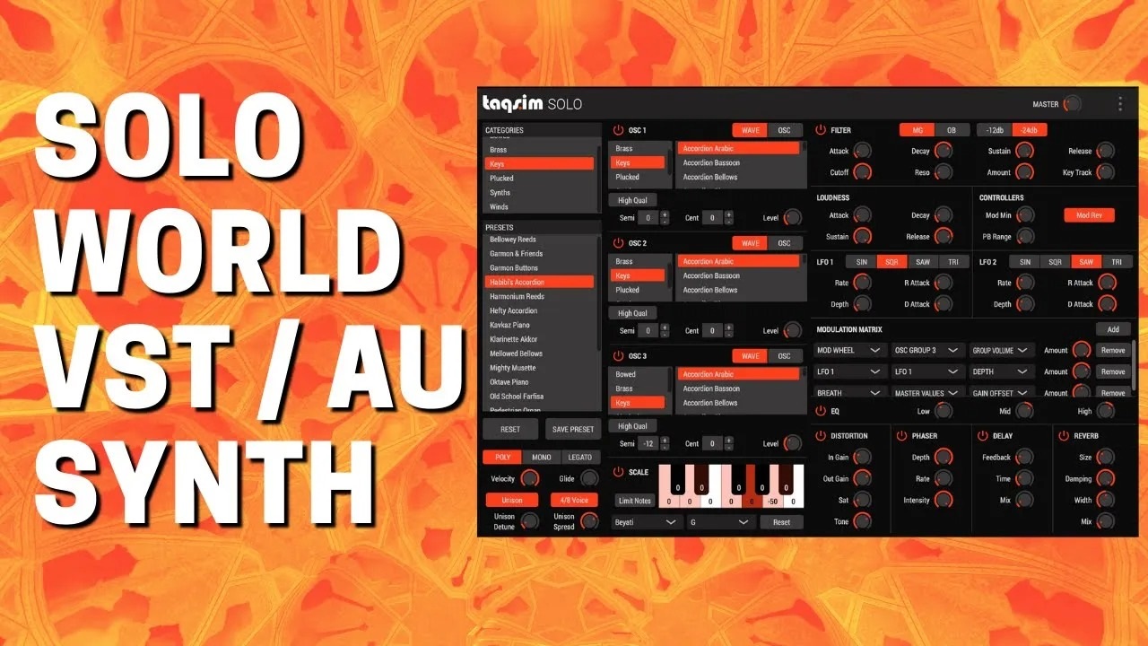 【中东民族虚拟独奏乐器合成器】TAQSIM – SOLO v1.2.12（WIN+MAC）