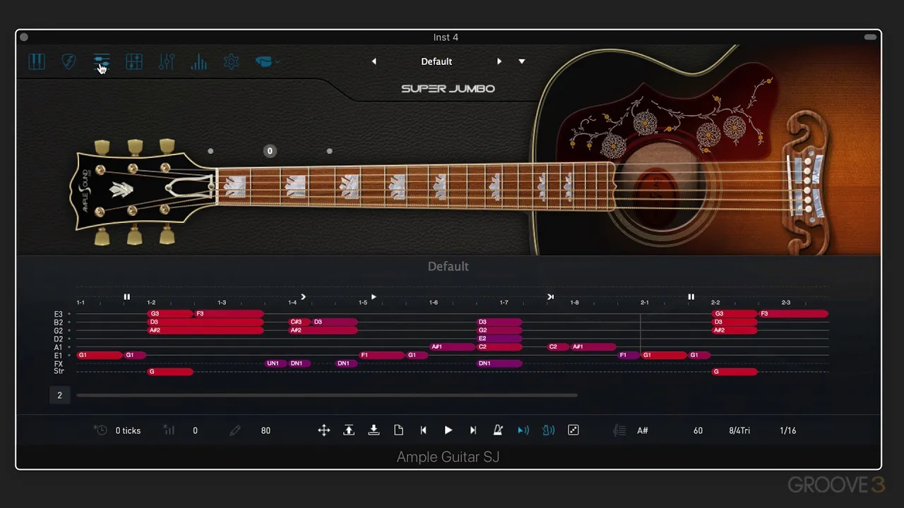【吉他乐器合成器】Ample Guitar Super Jumbo v3.5.0（WIN & MacOSX）