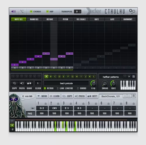 【MIDI和弦播放器插件】Xfer Records – Cthulhu v1.242(Win&Mac)