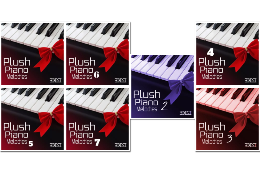 【Trap&Neo Soul多风格毛绒钢琴旋律采样包合集】Innovative Samples Plush Piano Melodies Collection 1-7