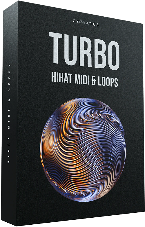 【Hihat 采样包+midi】Cymatics TURBO Hihat Midi & Loops