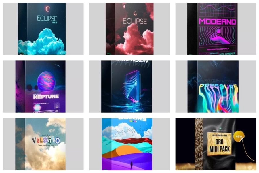 【Reggaeton风格采样包+MIDI合集】Midilatino Sample Collection 2022 【Reggaeton风格采样包+MIDI合集】Midilatino Sample Collection 2022