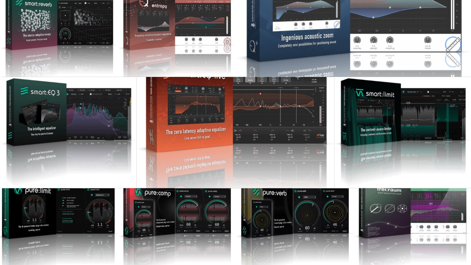 【智能混响&EQ插件合集2023.4】Sonible Plugin Bundle Collection 2023