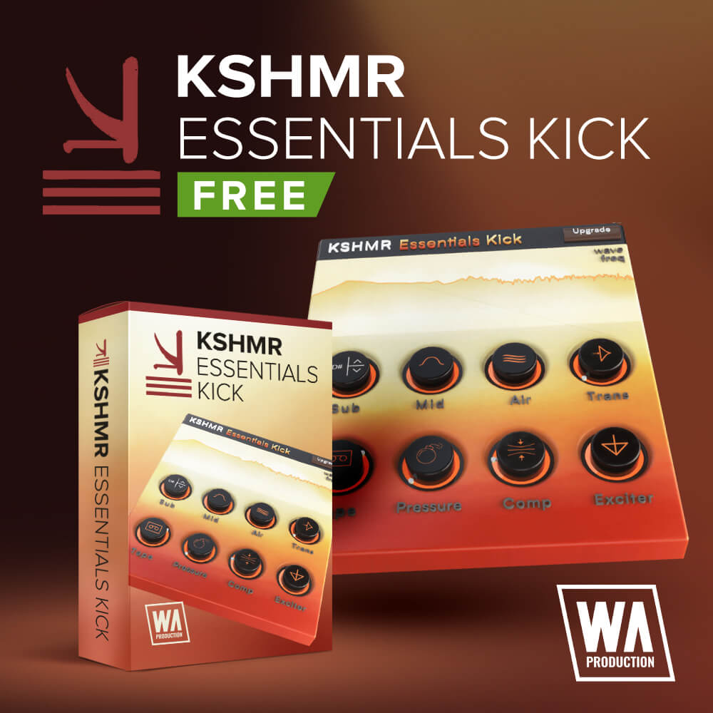 【Kick多效果调制插件】W. A. Production – KSHMR Essentials Kick