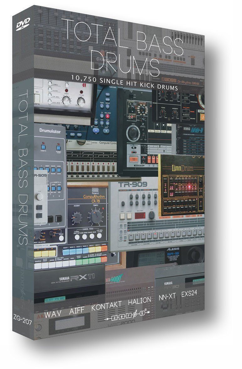 【EDM多风格Bass Drums低音鼓采样包】Zero-G Total Bass Drums