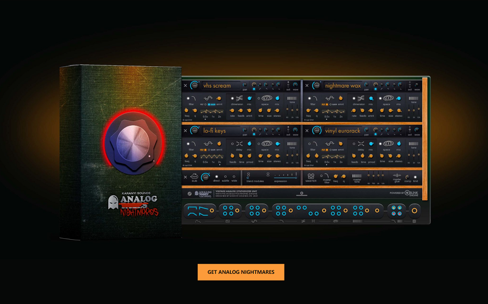【黑暗&恐怖电影氛围乐器Kontakt扩展】Karanyi Sounds Analog Nightmares KONTAKT