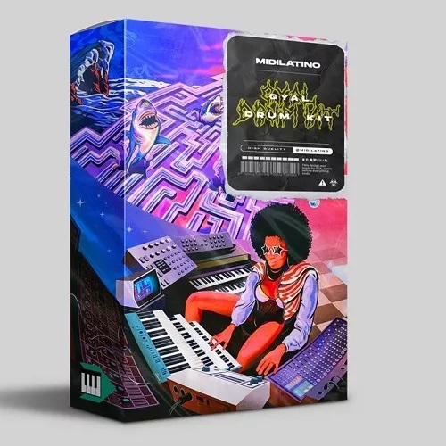 【EDM多风格Drum Kit鼓组人声套件包】Midilatino – AFROBEAT Drum Kit
