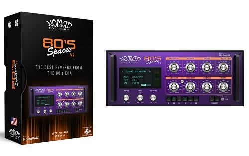 【80年代风格混响插件】Nomad Factory – 80s Space v2.0.0