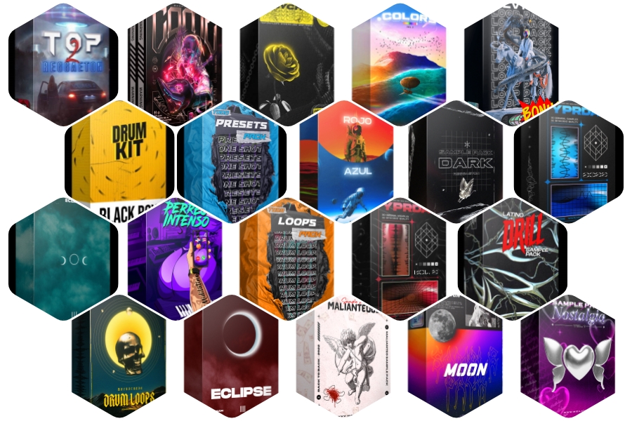 【Midilatino厂牌Reggaeton多风格采样包合集2022.10.3】Midilatino Sample Collection 2022