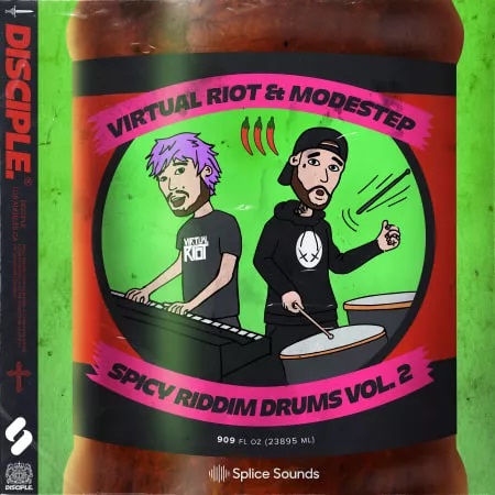 【Modestep&Dubstep多风格采样包】Disciple Samples – Virtual Riot X Modestep Spicy Riddim Drums Vol.2