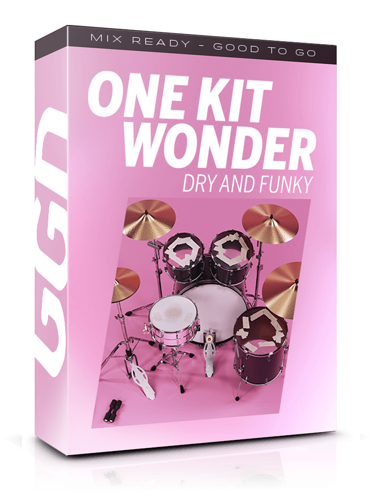 【架子鼓镲片乐器KONTAKT扩展】Getgood Drums – One Kit Wonder Dry And Funky