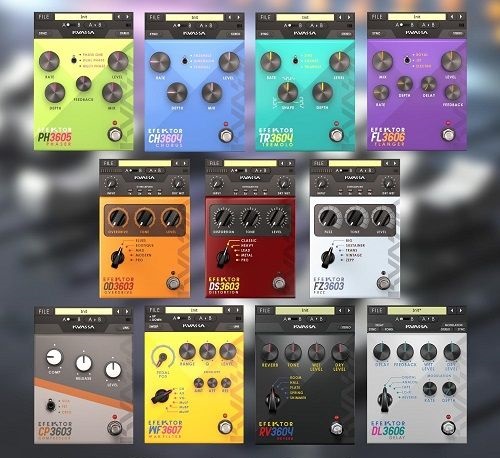 【吉他踏板插件捆绑包2022】Kuassa Efektor Bundle 2022