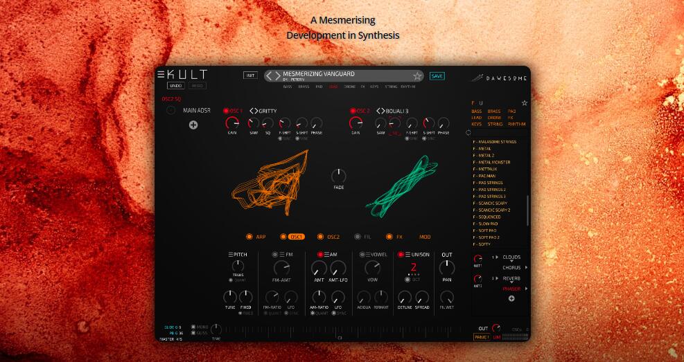 【EDM多风格震荡模拟合成器】Tracktion Software Dawesome KULT v1.0