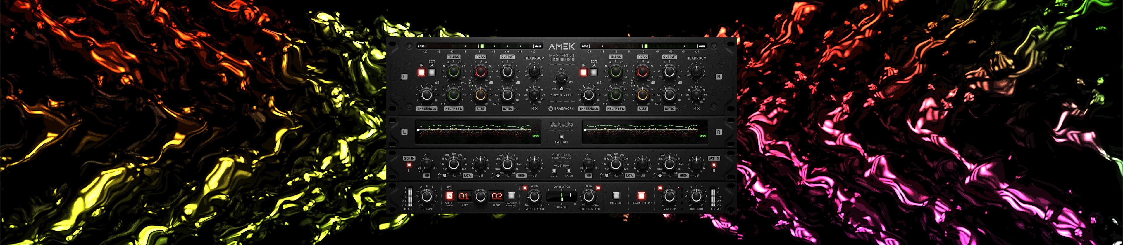 【智能母带压缩插件】Plugin Alliance AMEK Mastering Compressor v1.0