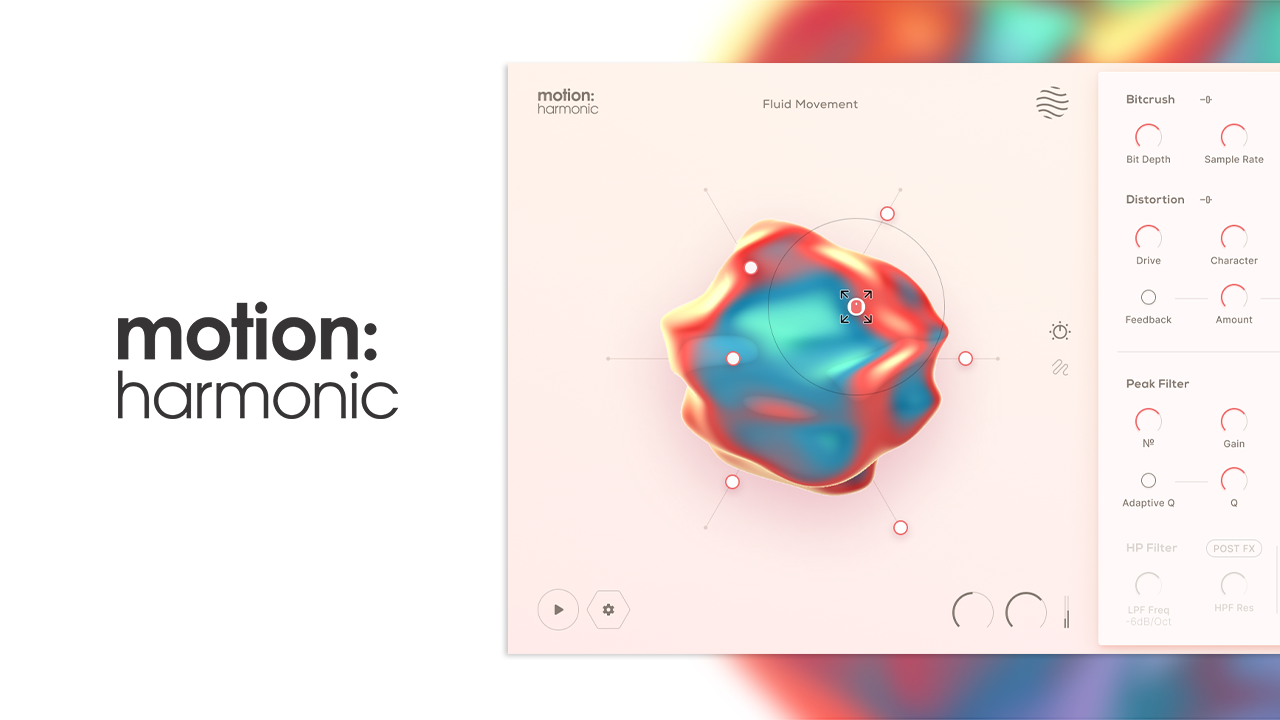 【多功能失真压缩插件】Excite Audio Motion Harmonic v1.0.0