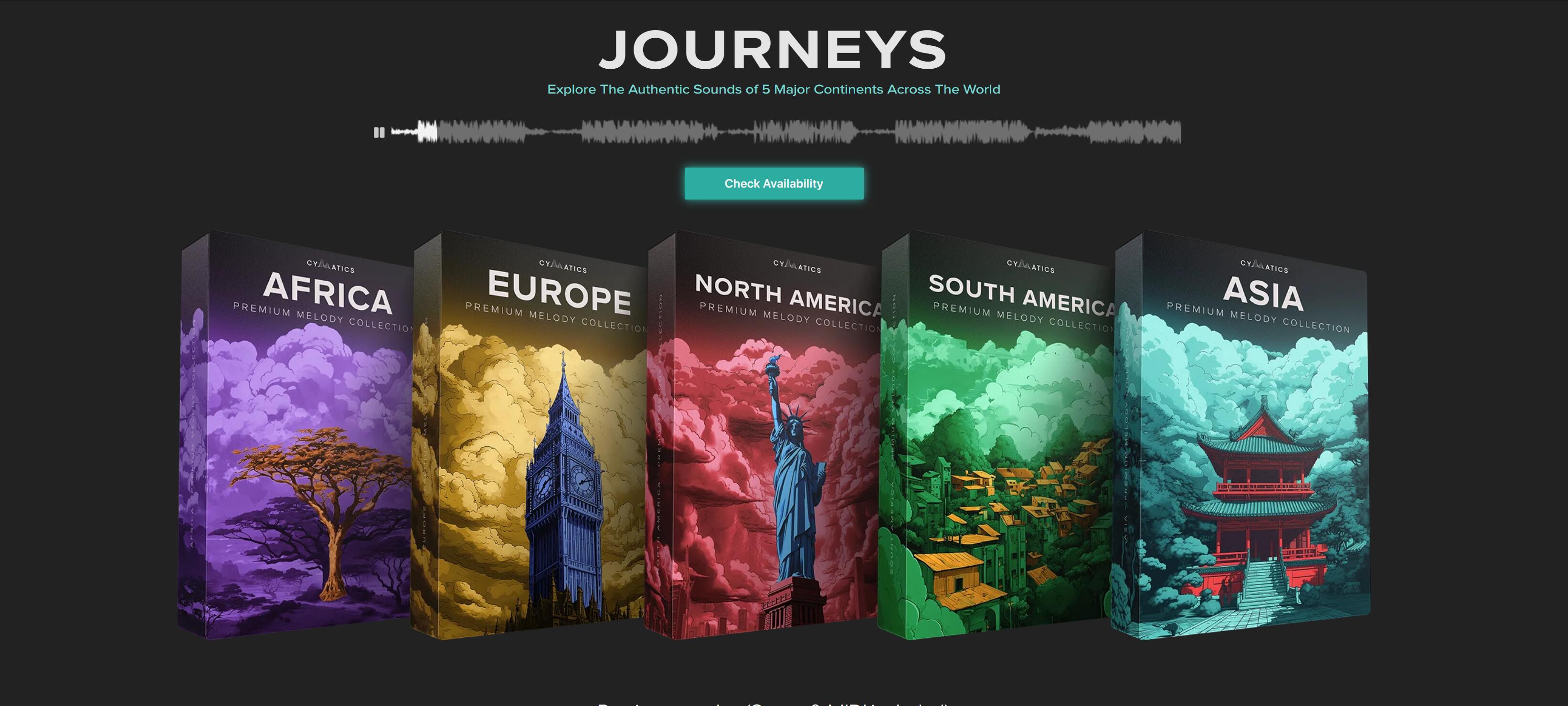 【Cymatics厂牌世界民族EDM多风格旋律采样包2023】Cymatics Journeys Launch Edition