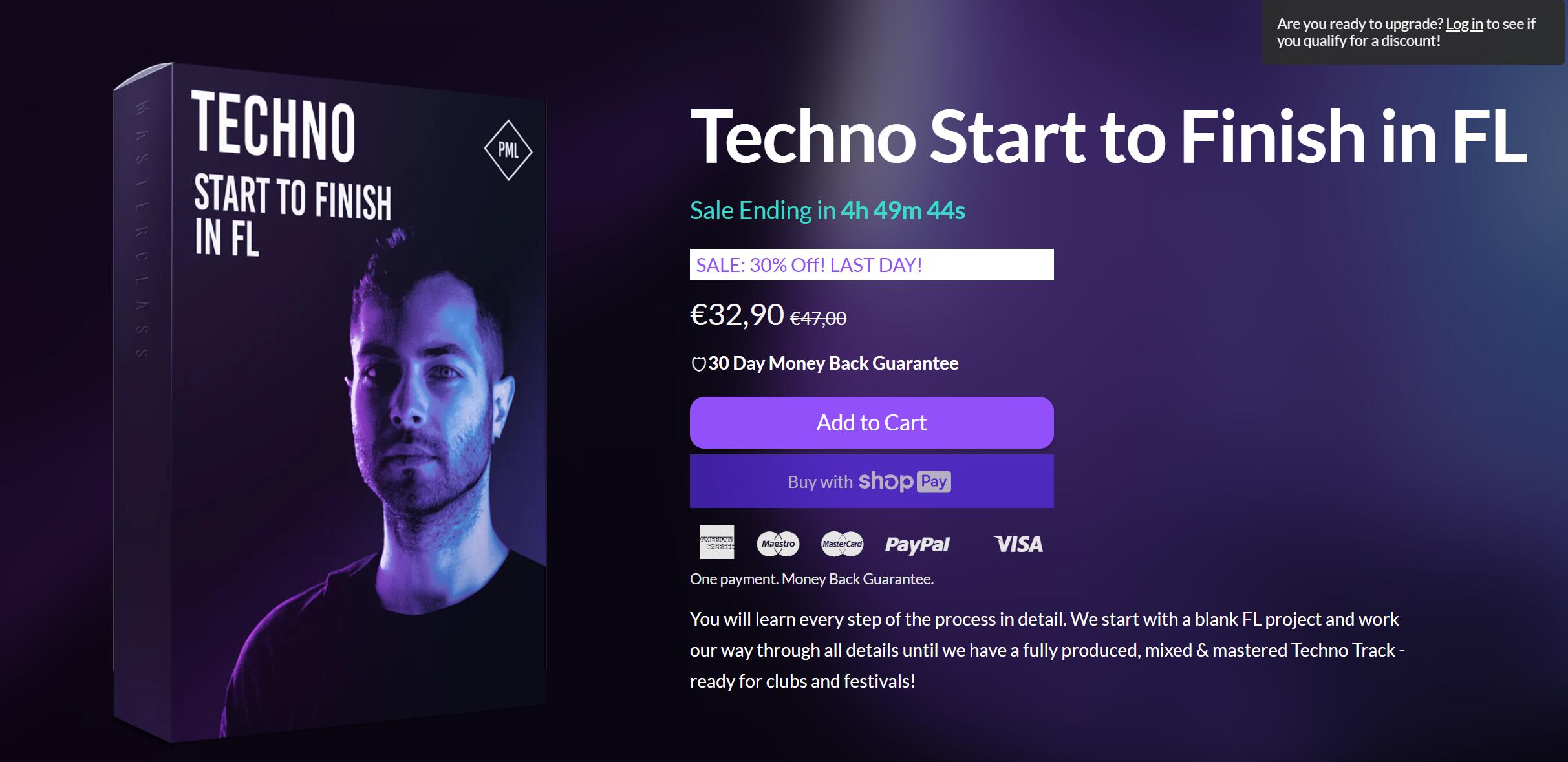 【中文字幕|Techno风格从零开始制作课程+奖金】PML Techno Start to Finish in FL