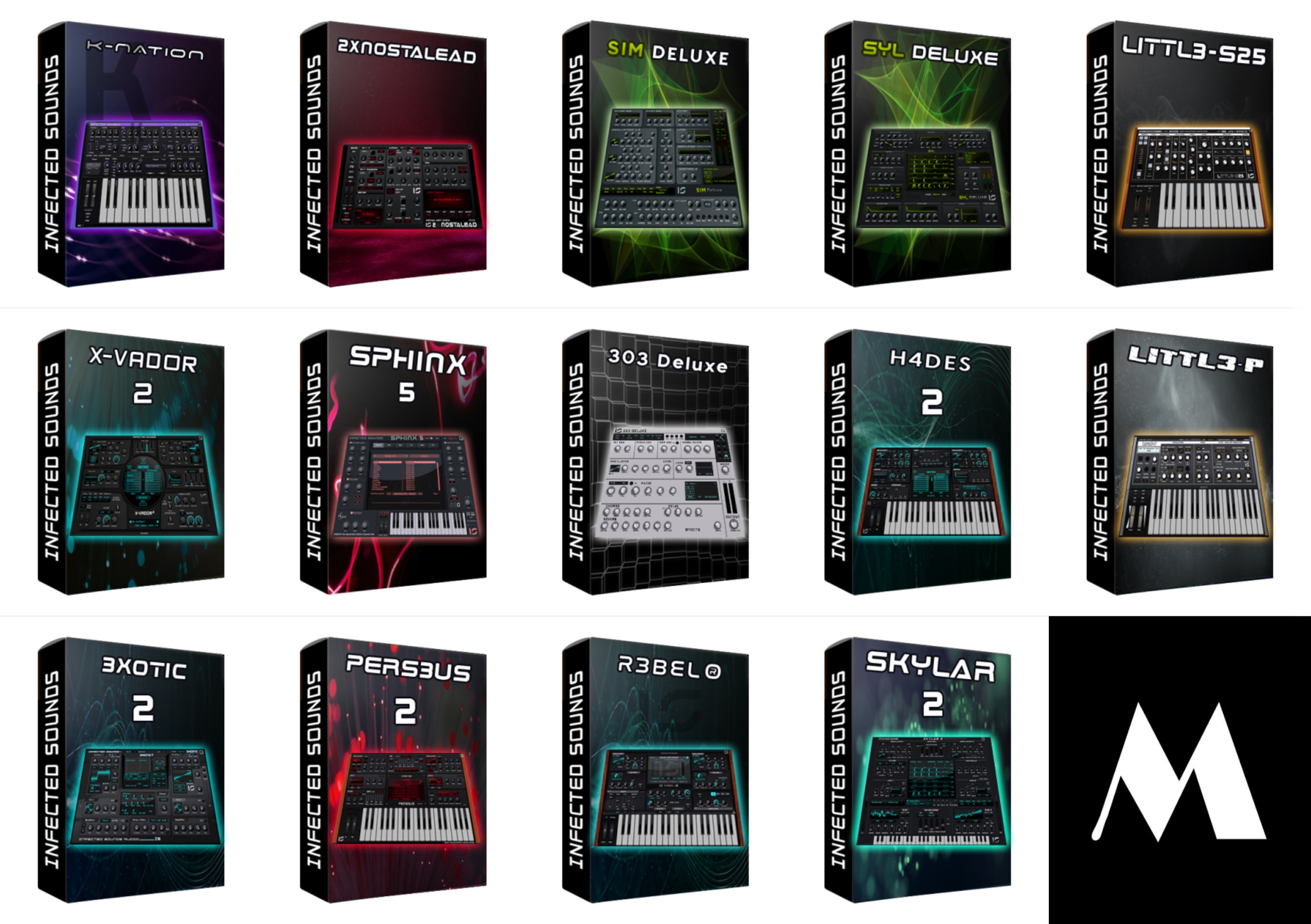 【虚拟迷你合成器合集】Infected Sounds Mini Synth Bundle 2023