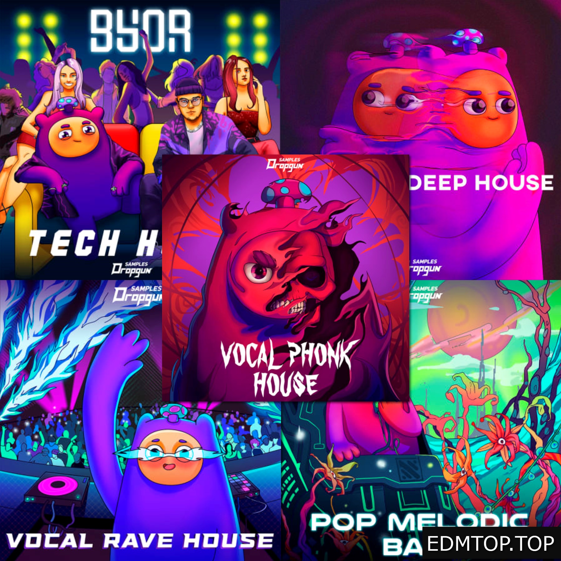 【Dropgun厂牌EDM多风格采样包合集2023.9.21】Dropgun Samples Collection 2023